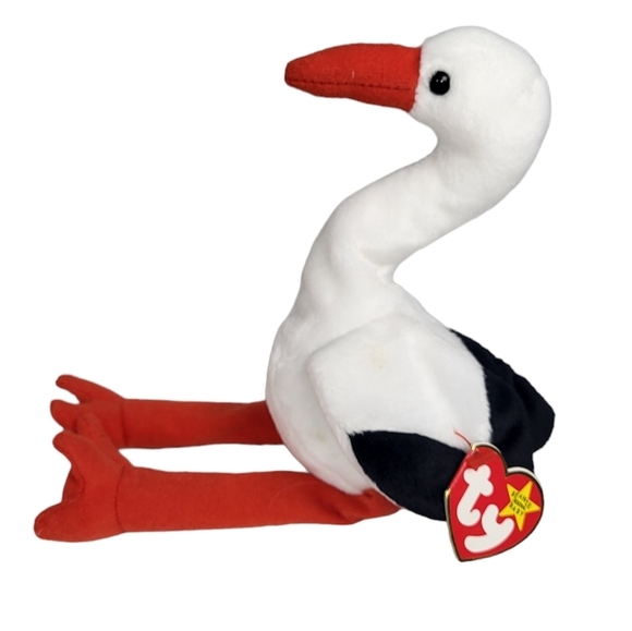 Ty Beanie Baby Stilts The Stork - Picture 4 of 4